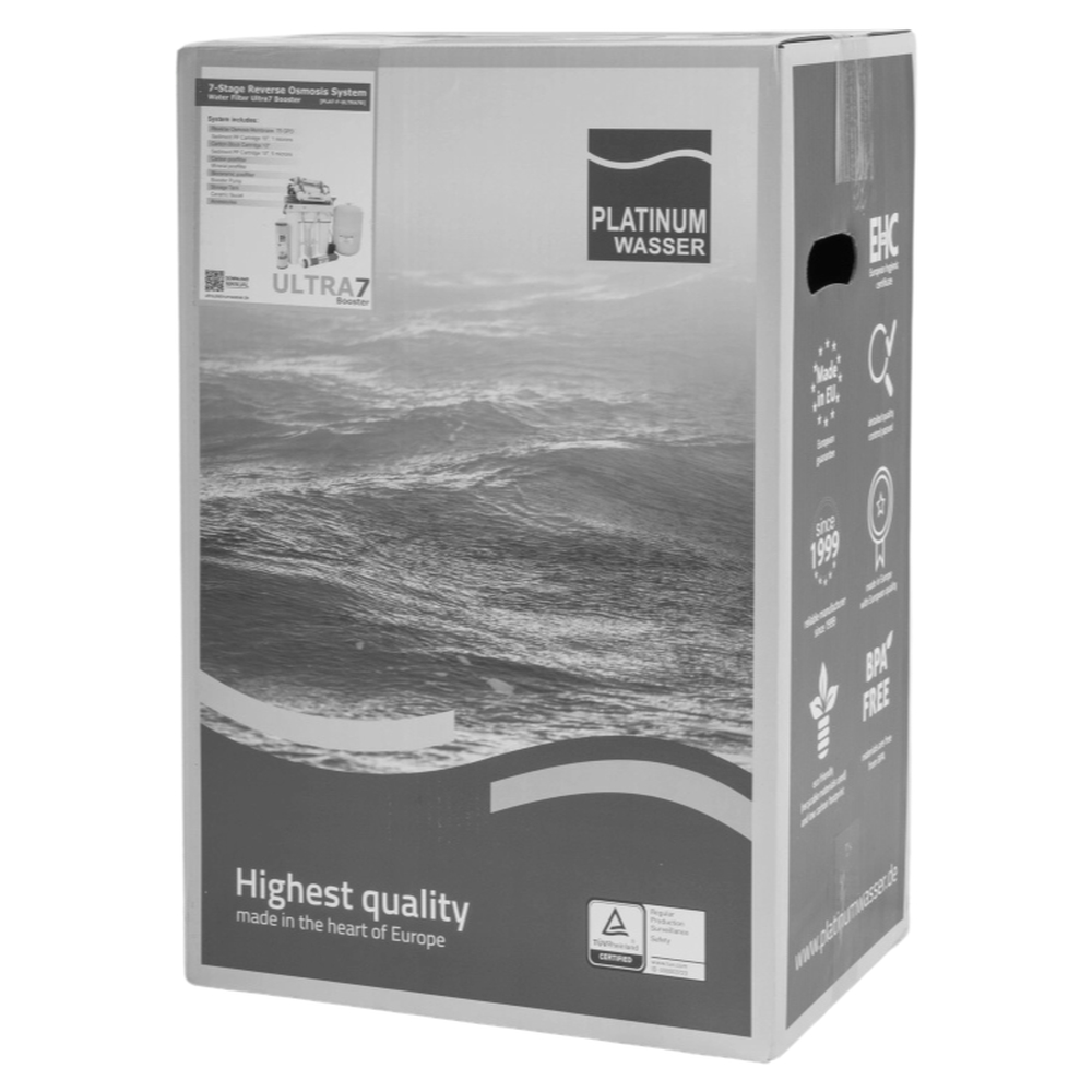 Фільтр зворотного осмосу Platinum Wasser RO7P PLATF-ULTRA7B з насосом Фільтр зворотного осмосу Platinum Wasser RO7P PLATF-ULTRA7B з насосом